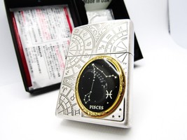 Constellation Pisces Metal Zippo 2015 MIB Rare - £120.39 GBP