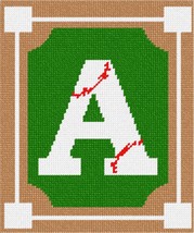 Pepita Needlepoint kit: Letter A Baseball 2, 7&quot; x 8&quot; - £39.50 GBP+