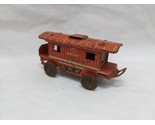 Vintage 1950s Tin Ranger Caboose Toy 2 1/2&quot; - $27.71