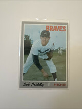 1970 Topps #687 Bob Priddy Braves Ex+ - £2.25 GBP