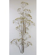 Curtis Jere 52.5” Tall Brass Elms Forest Tree Wall Sculpture circa 1970&#39;s - $494.01