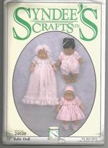 Syndee&#39;s 1994 12&quot; Baby Doll Pattern #24020 - Uncut - $12.00