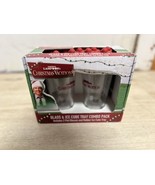 National Lampoon&#39;s Christmas Vacation 2 Pint Glasses &amp; Ice Cube Tray Che... - $22.69