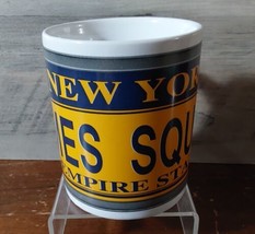 New York Times Square Empire State License Plate Coffee Cup Teda Mug Sou... - $14.00