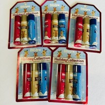 Blistex Holiday Collection Lip Balm Raspberry Blueberry Caramel Lot Of 5 Packs - £19.46 GBP