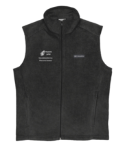 Men’s Columbia fleece vest with TreasureGates logo - $62.99