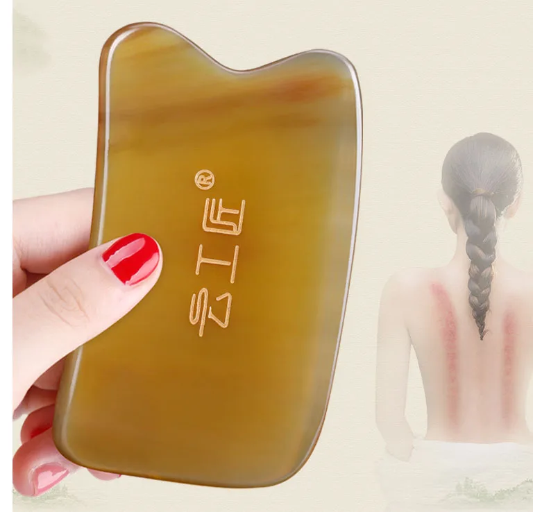 Guasha board gouache scraper for back body acupuntura therapy spa face massager gua sha thumb200