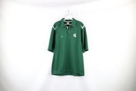 Vintage Nike Mens Small Travis Scott Mini Swoosh Michigan State University Polo - $44.50