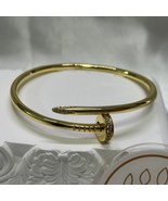 Four Leaf Clover Bracelet, VCA Bracelet, 14K Yellow Gold Plated, Double ... - $100.00