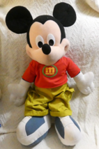 Fisher Price 2000 Mattel Disney Jumbo Mickey Mouse Plush  24&quot; tall   YLJAQ - £6.35 GBP