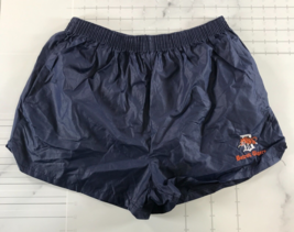 Vintage Detroit Tigers Shorts Mens Large Navy Blue Pocket Elastic Logo 7 70s - £38.87 GBP