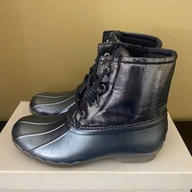 Sperry Girl’s Saltwater Winter Lux Boots metallic blue - £39.82 GBP