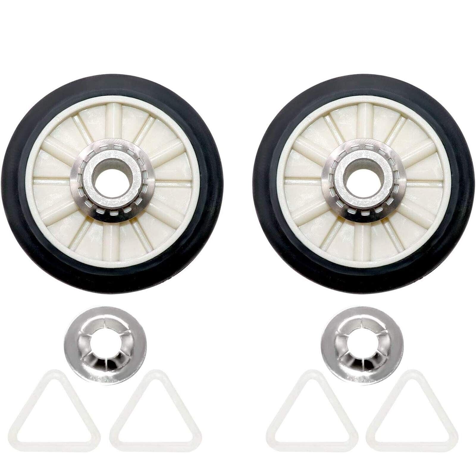OEM Rear Drum Roller Kit For Whirlpool WGD4900XW1 WED4815EW1 LG7811XPW0 NEW - £14.80 GBP