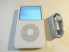 APPLE  iPOD  CLASSIC  5TH GEN.  WHITE  60GB...WOFLSON  CHIP...NEW  BATTE... - $179.99