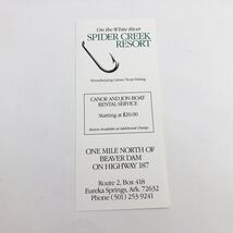Spider Creek Resort on the White River Brochure Eureka Springs Arkansas ... - $108.92 MXN