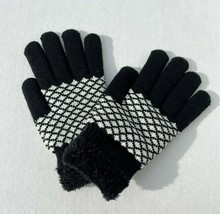 Womens Winter Snow Glove Warm Thick Diamond Pattern Knit with Cozy linin... - $10.39
