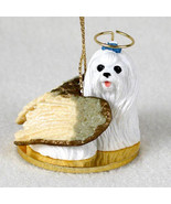 NEW~Maltese Dog Figurine~Lil&#39; Angel Miniature~Tiny Ones - £13.36 GBP