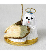 NEW~Maltese Dog Figurine~Lil&#39; Angel Miniature~Tiny Ones - $16.87