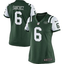 NIKE NEW YORK JETS WOMEN&#39;S SANCHEZ SIDELINE JERSEY LARGE NWOT RETAILS $95 - $54.07