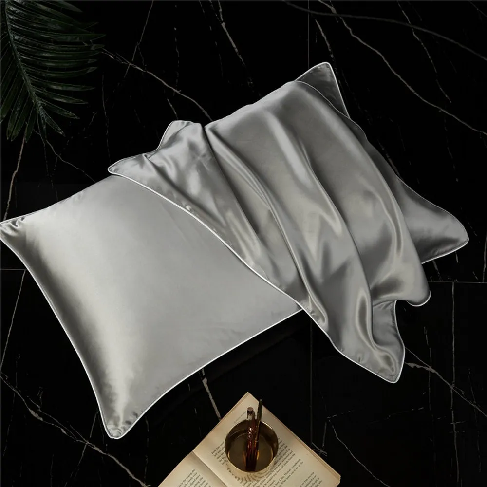 Illowcase top quality pillow case silk pillow 48cm 74cm 100 silk pillowcase beauty hair thumb200