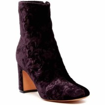 Marc Fisher Grazi Velvet Royal Purple Ankle Booties Women&#39;s Size 8 - £47.56 GBP