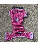 Snoop Doggie Doggs Pet Dog Pajamas Pink PJ&#39;s Size Small Jammies - $351.58 MXN