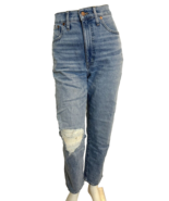 Madewell The Perfect Vintage Straight Jeans Stonewashed Distressed Size 27 - €20,46 EUR