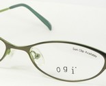 OGI MOD. 3057 657 OLIVE GREEN /LIME GREEN EYEGLASSES GLASSES 49-17-135mm - $59.40