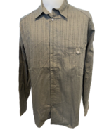 Matinique Brown Striped Long Sleeve Button Down Shirt, Men&#39;s Size XL - $262.63 MXN