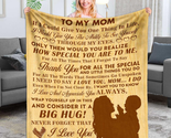 Gifts for Mom from Son, (50&quot;X60&quot;) Throw Blanket to My Mom from Daughter ... - £29.66 GBP