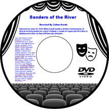 Sanders of the River 1935 DVD Film Adventure Film Zoltan Korda Paul Robeson Lesl - £3.98 GBP