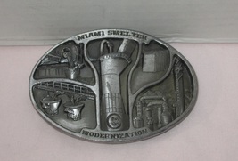 “Miami Smelter Modernization” Pewter Belt Buckle; Limited; By Williams &amp; Associa - £18.22 GBP