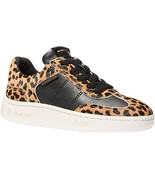 NIB Michael Kors Kai Leopard Print Calf Hair Sneaker Women&#39;s Lace Up Size 8 - $1,841.92 MXN