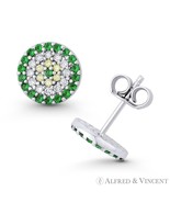 Evil Eye Luck Charm Green W&Y CZ Crystal .925 Sterling Silver 9mm Stud E... - €21,61 EUR Evil Eye Luck Charm Green W&Y CZ Crystal .925 Sterling Silver 9mm Stud E... - €21,61 EUR