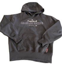 Majestic Colorado Rockies Baseball Boys Therma Base Gray Hoodie Sweatshirt 8 - £13.48 GBP