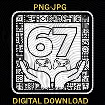 Funny Six Seven Gaming, 67 Meme Gen Alpha Slang Viral 6-7 Gift For Conso... - $2.95