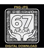 Funny Six Seven Gaming, 67 Meme Gen Alpha Slang Viral 6-7 Gift For Conso... - $2.95