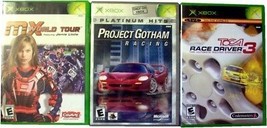 3 Xbox Games - Project Gotham Racing MX World Tour TOCA Race Driver 3 - £10.56 GBP
