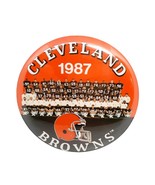 Cleveland Browns 1987 Team Photo Pinback 3.5” Button NFL Football Pin - $184.27 MXN