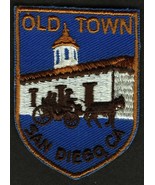 VINTAGE OLD TOWN SAN DIEGO EMBROIDERED CLOTH SOUVENIR TRAVEL PATCH - $9.95