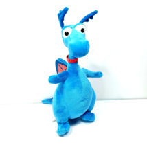 Disney Jr Talking Doc Mcstuffins Stuffy Plush Blue Dragon Stuffed Animal 14&quot; - £16.61 GBP