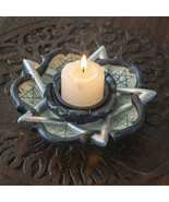 Alchemy Rose of Otralanus Gothic Pentagram Stars Tea Light Votive Candle Holder - $27.99