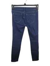 Ann Taylor Loft Jeans 0 Petite Mid Rise Skinny Leg Dark Wash Denim Bottoms - $26.39