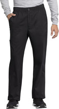 Cherokee Cargo Scrub Pants for Men with Mid Rise Straight Leg Zip Fly WW250AB - $24.74