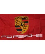 Porsche Flag Red 3X5 Ft Polyester Banner USA 90x150cm - $18.00