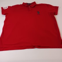US Polo ASSN. Polo Big Pony Light Red Cotton Polo Shirt Men&#39;s 2XL Vintag... - $254.98 MXN