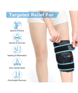 The Coldest Knee Ice Pack Wrap, Hot and Cold Therapy for Pain Relief and... - £23.59 GBP