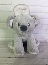 Kellytoy Soft Sitting Baby Koala Bear Rattle Plush Stuffed Animal Toy Gray NEW - £24.37 GBP