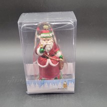 Jim Shore Dashaway Santa W/ Pipe Blown Glass Christmas Holiday Ornament ... - $15.83