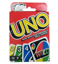 Uno Wild Cards Card Game Customizable Complete Instructions New Stocking Stuffer - £7.00 GBP
